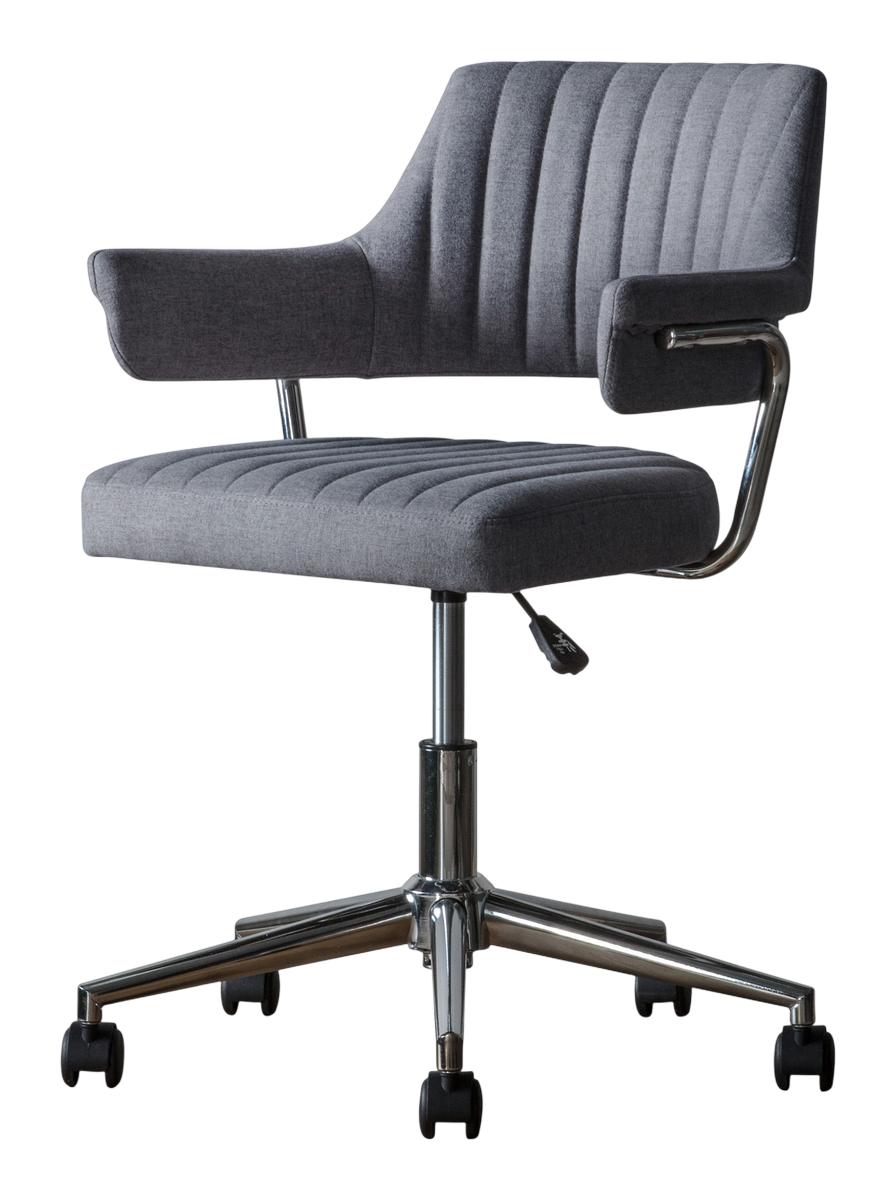 Lathe Office Chair Charcoal