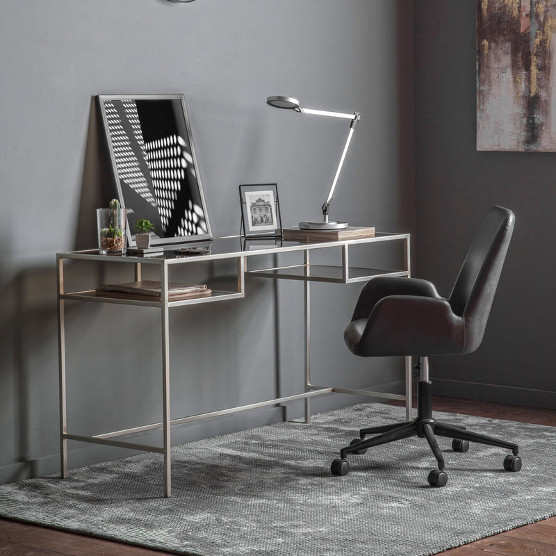 Ruskin Desk Silver lifestyle