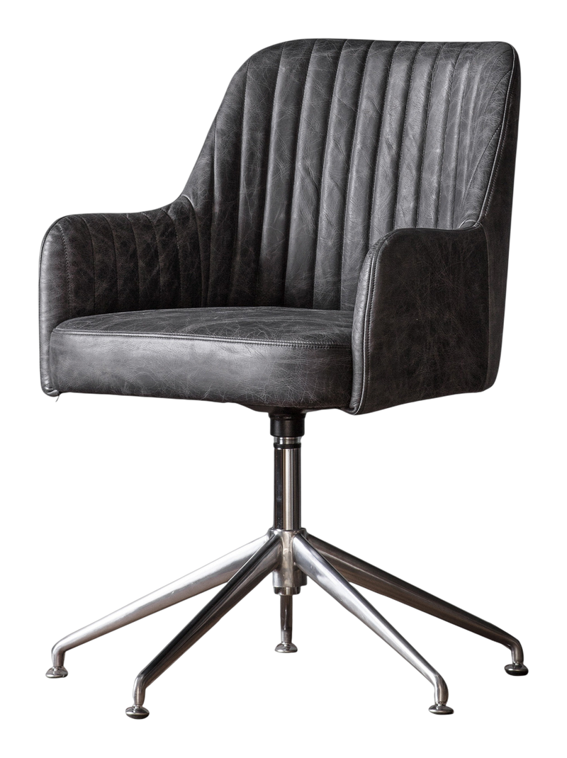 Curie Office Chair Antique Ebony