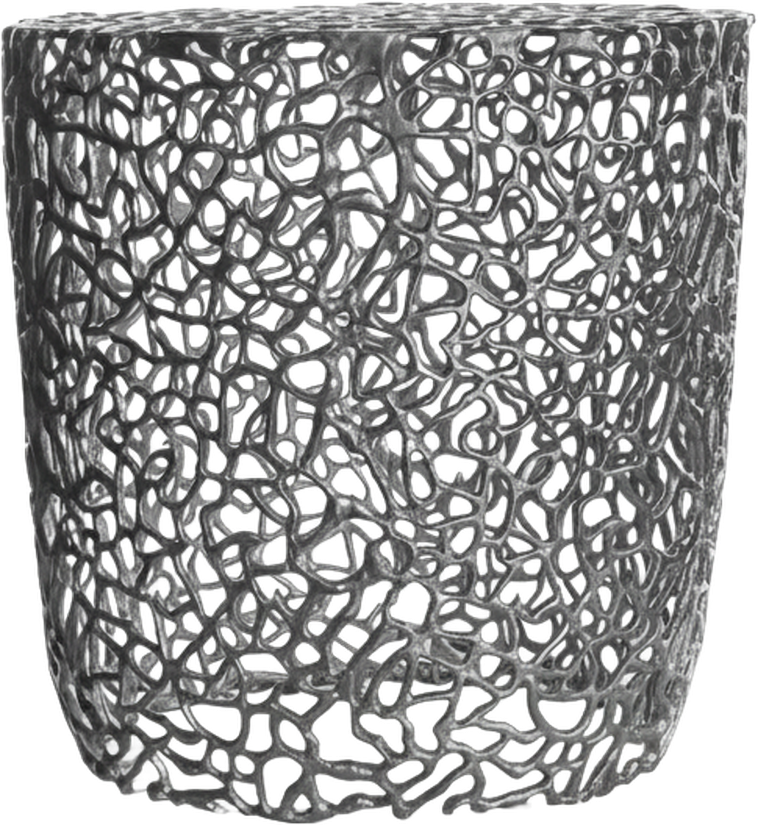 Gilded Side Table Silver