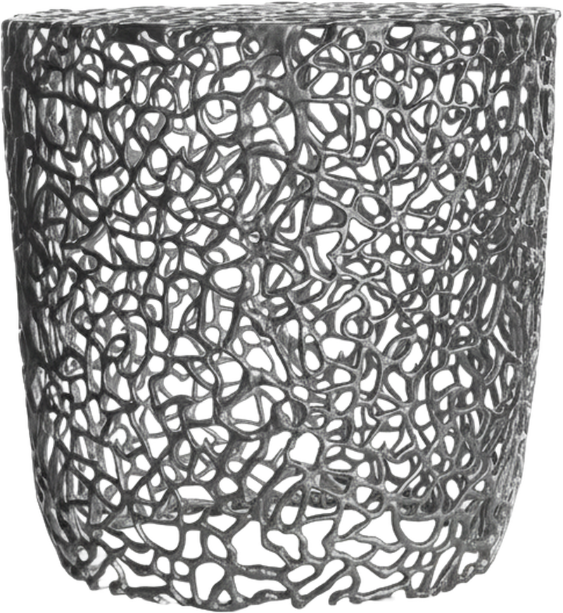 Gilded Side Table Silver