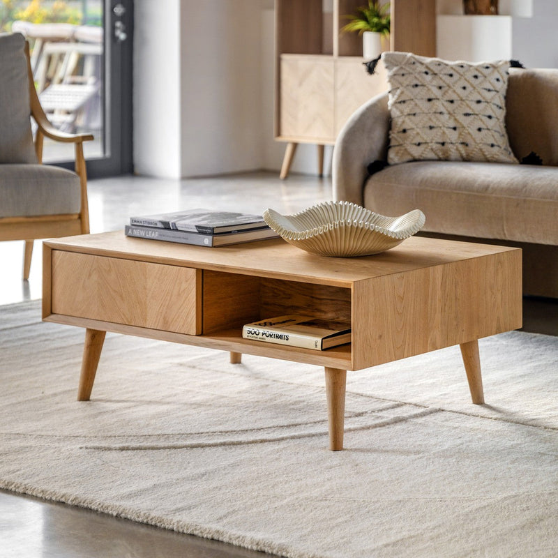 Veranda Coffee Table (2 Drawer) lifestyle