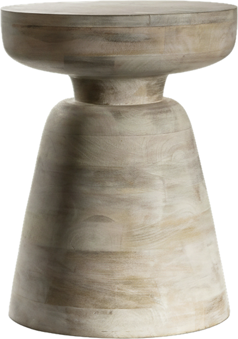 Hockney Side Table Whitewash