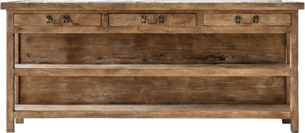 Carrara Kitchen Island Natural