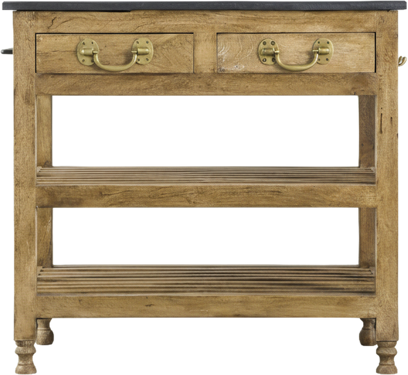 Carrara Kitchen Island Natural
