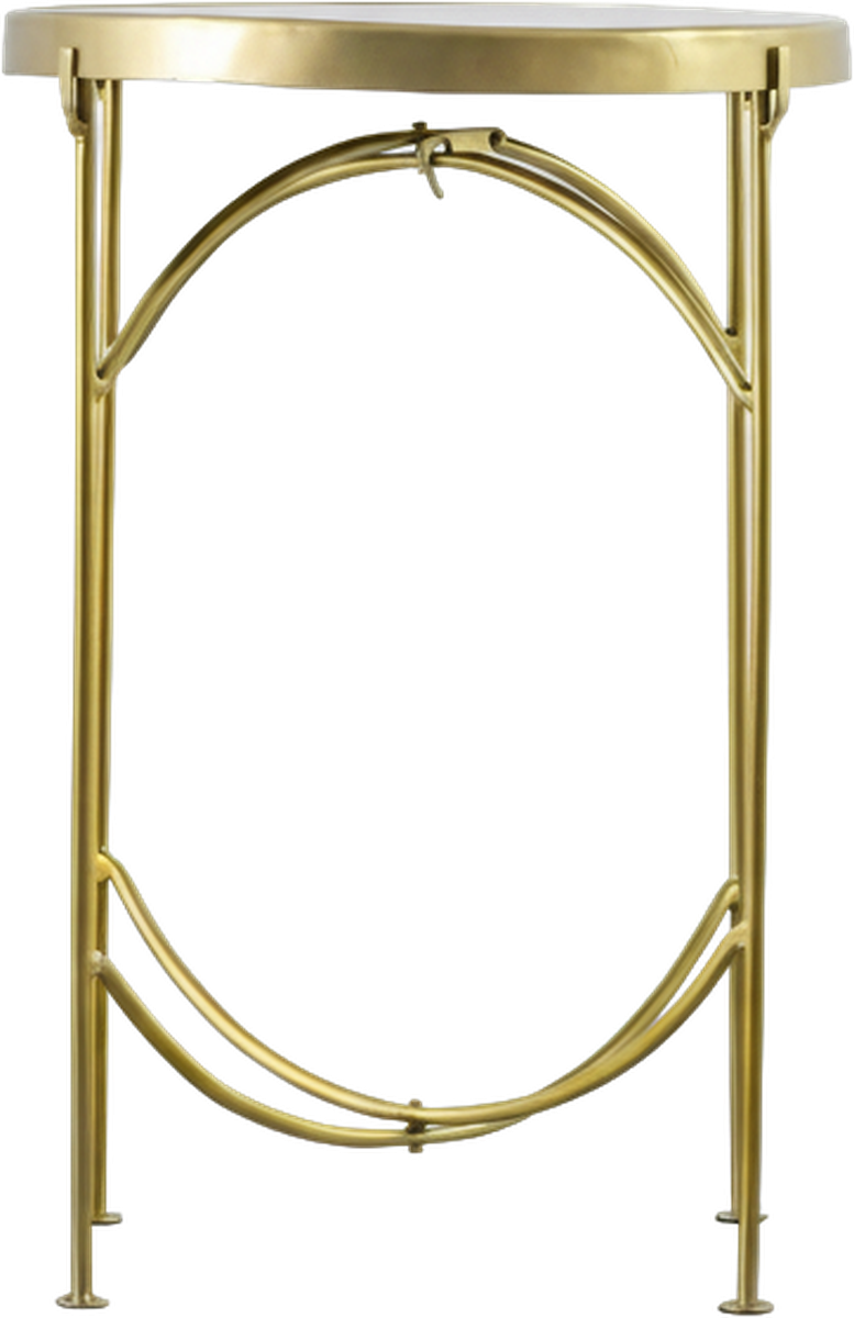 Olive Side Table Brass