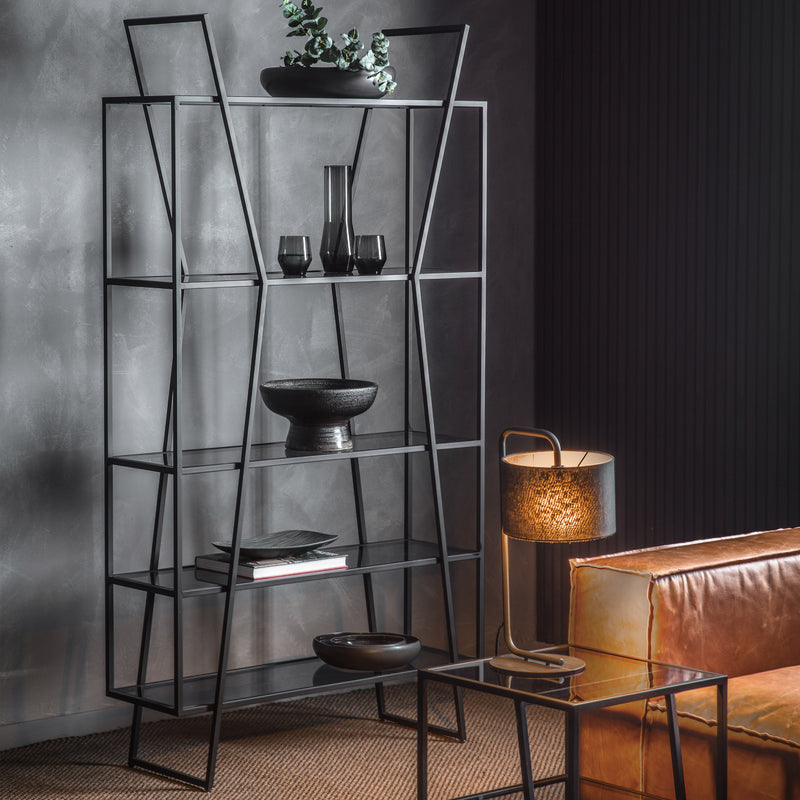 Cabinet Display Unit Black lifestyle