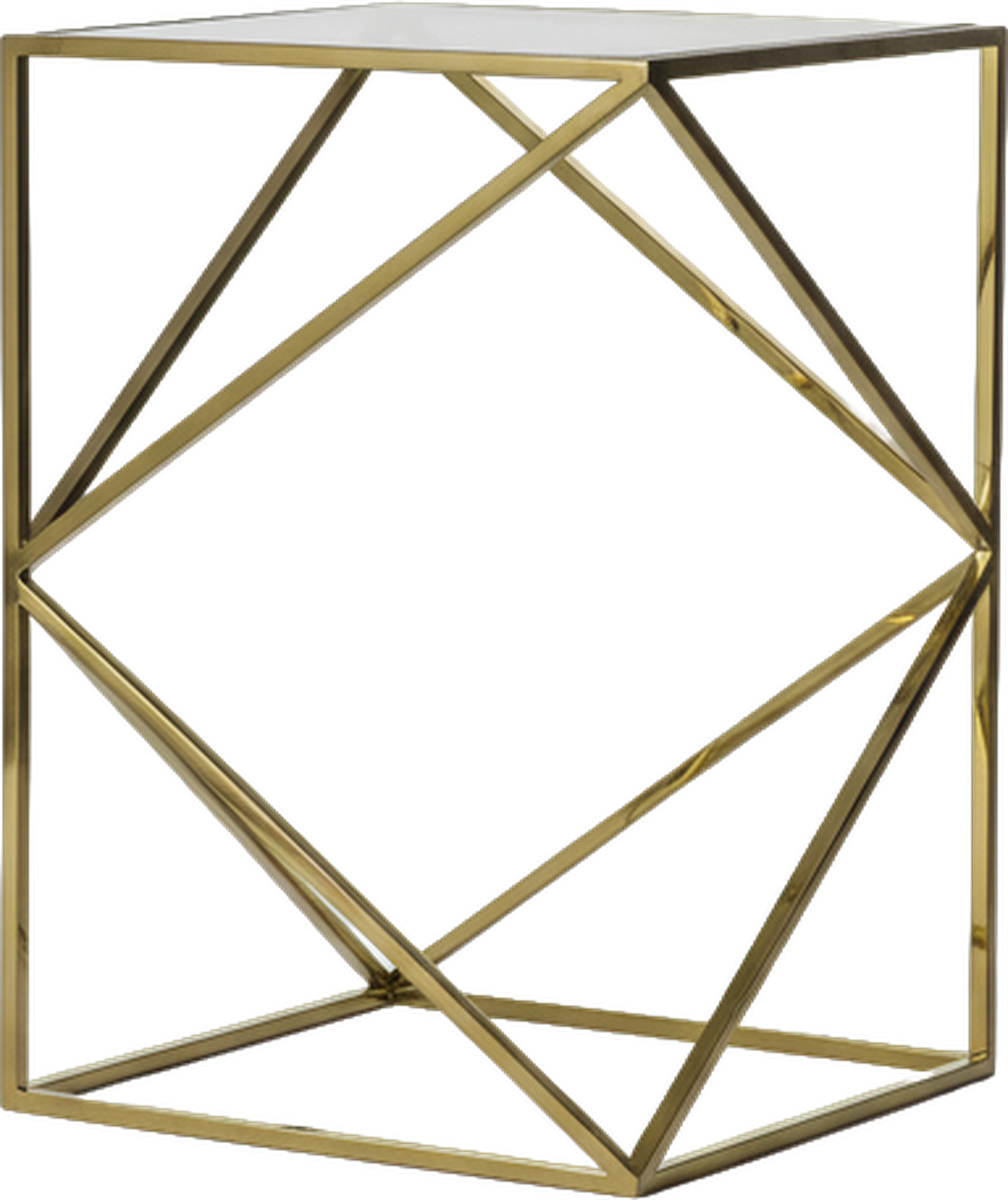 Sepia Side Table Gold