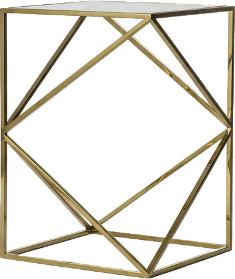Sepia Side Table Gold