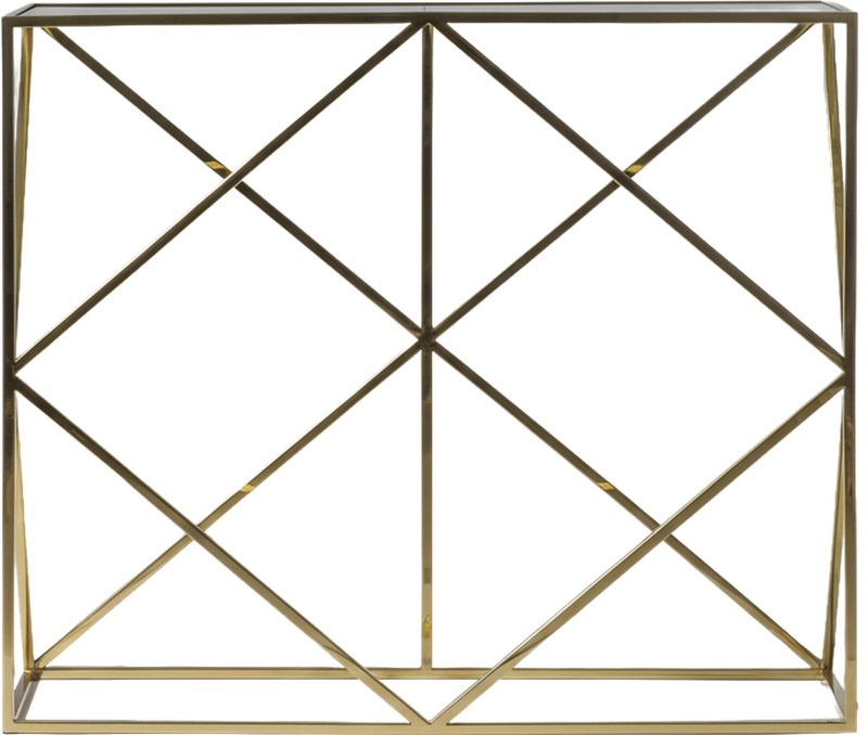 Sepia Console Table Gold