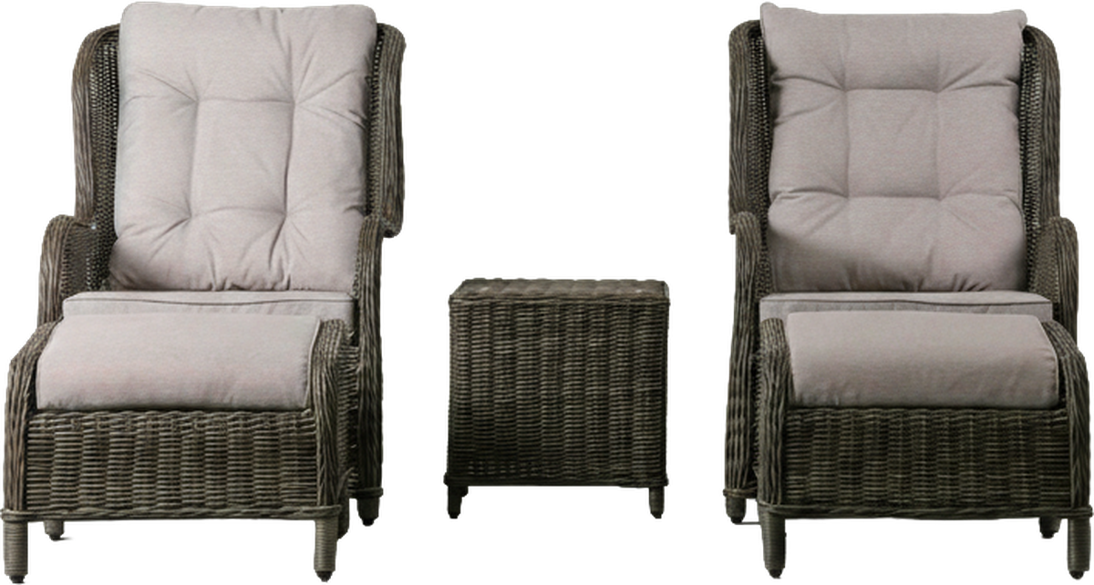 Santorini Outdoor Lounge Set Natural