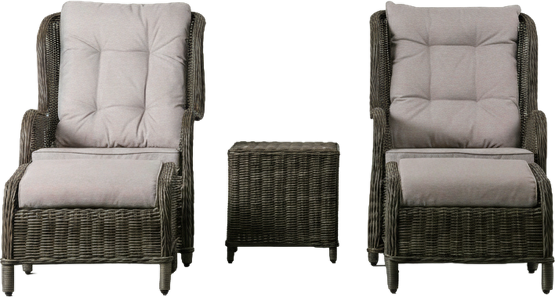 Santorini Outdoor Lounge Set Natural