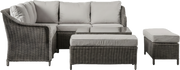 Tuscan Square Outdoor Dining Set Grey