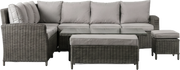 Tuscan Rectangular Outdoor Dining Set Grey