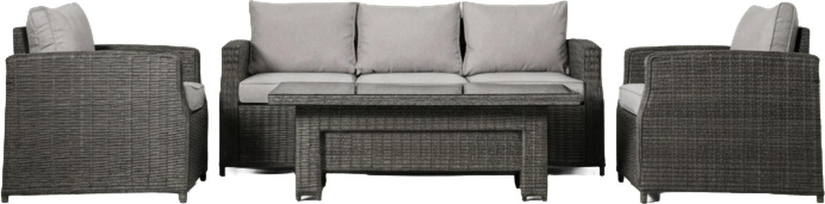 Tuscan Outdoor Dining Set Grey
