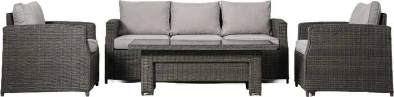 Tuscan Outdoor Dining Set Grey