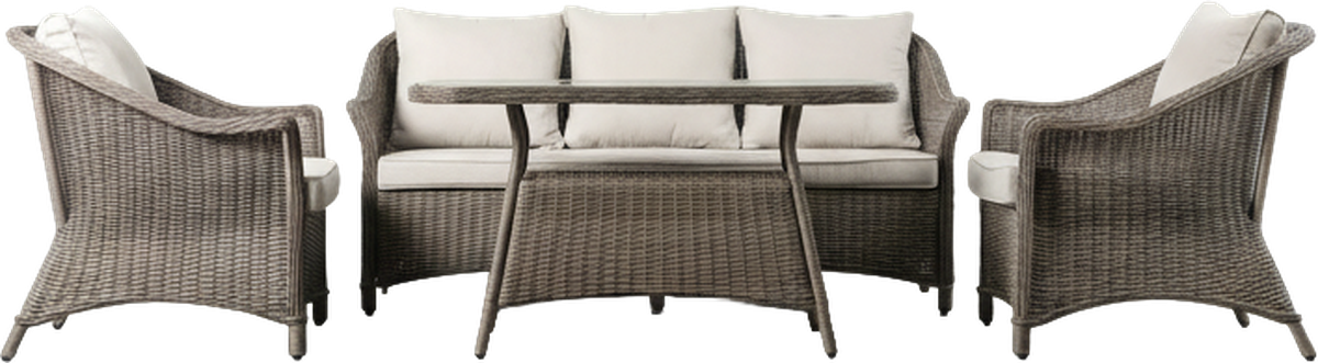 Petra Outdoor Dining Set Natural
