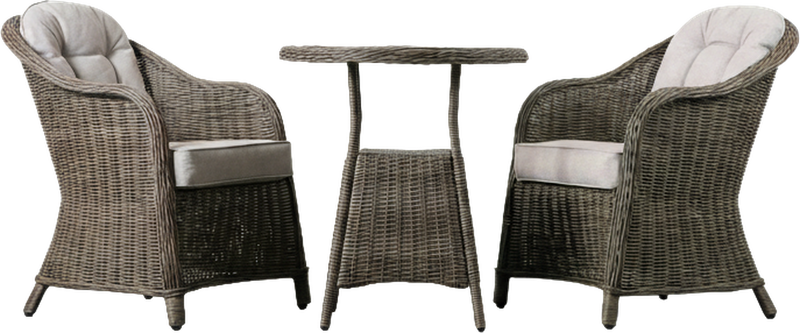 Riviera Outdoor Bistro Set Natural