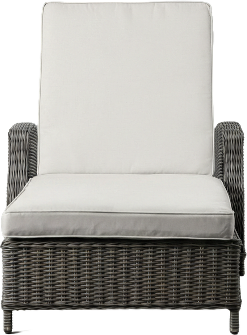 Tuscan Outdoor Lounger Grey