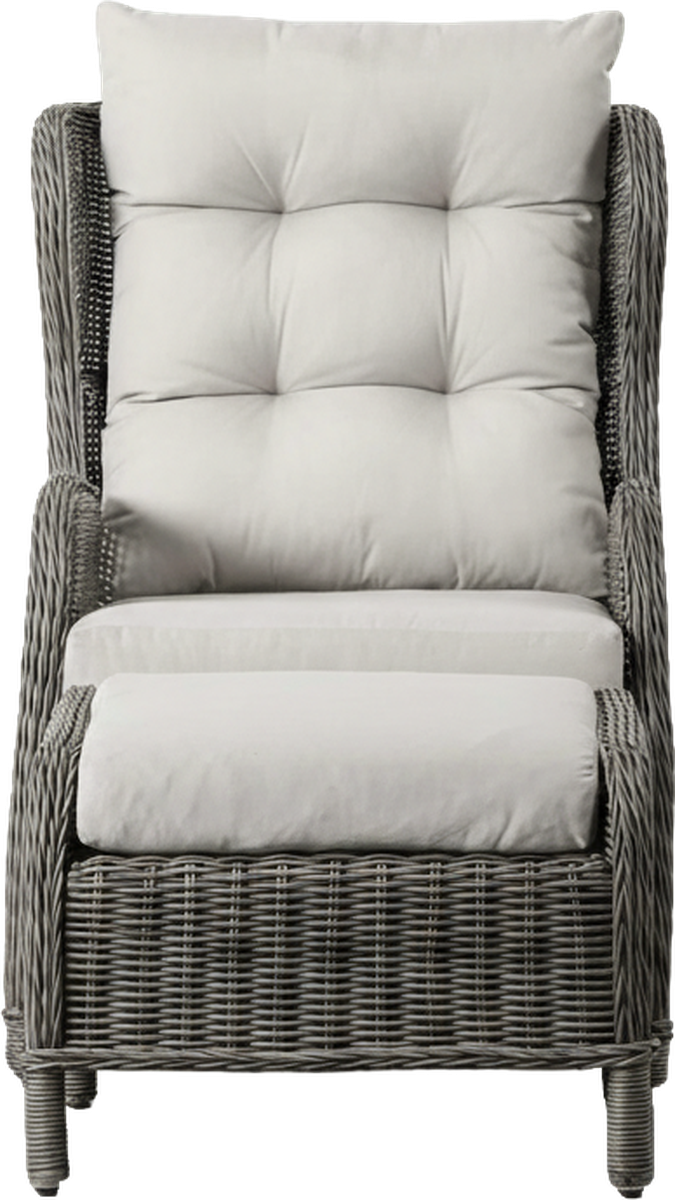 Sardinia Footstool Grey
