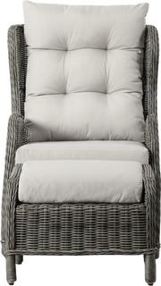 Sardinia Footstool Grey