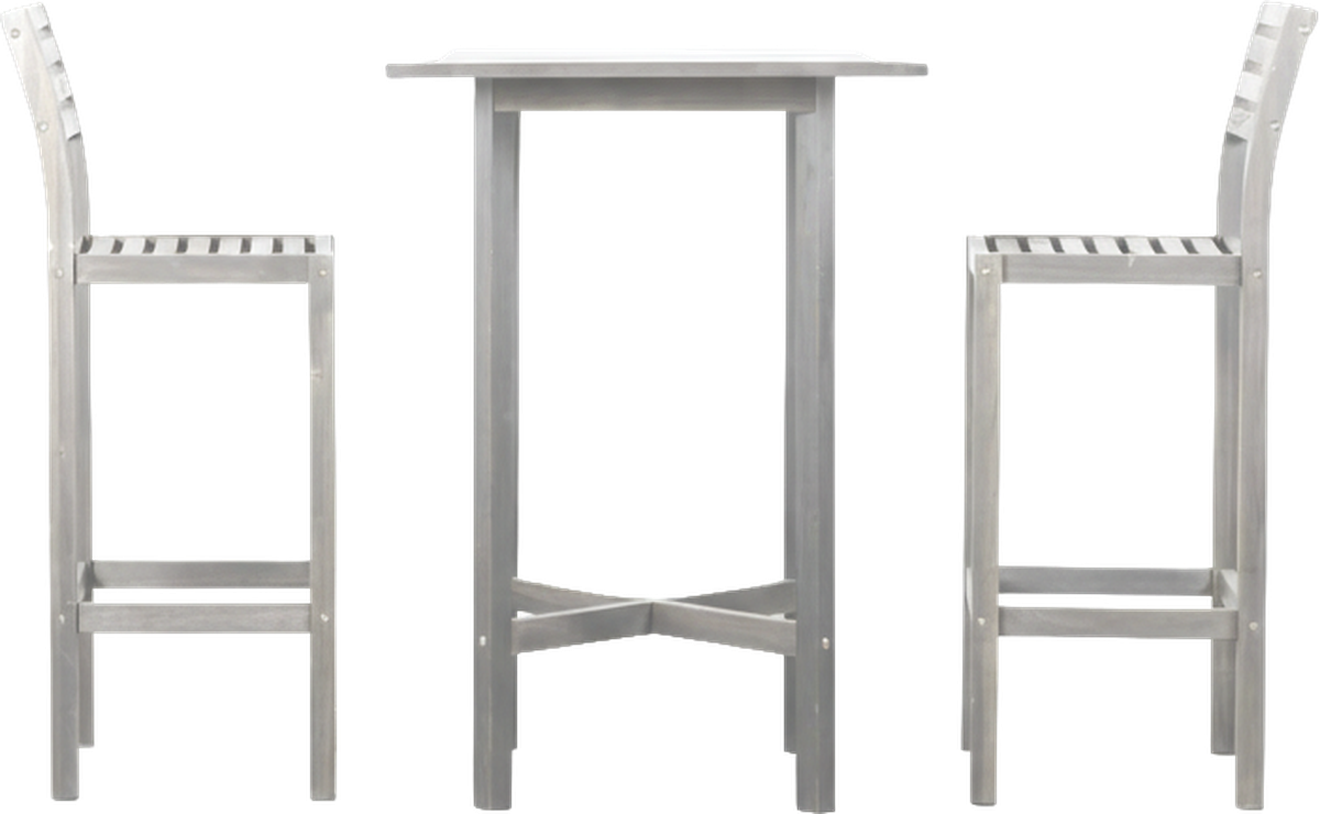 Mykonos Outdoor Bar Set Whitewash