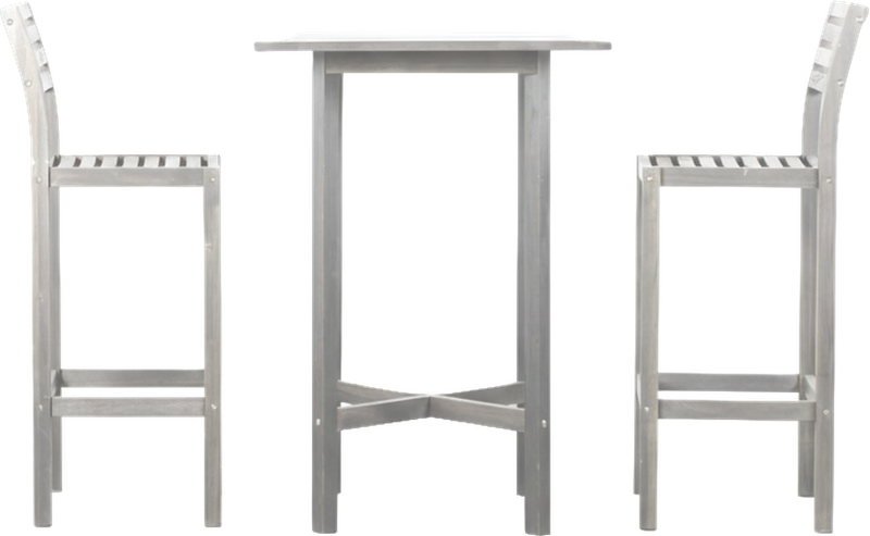Mykonos Outdoor Bar Set Whitewash