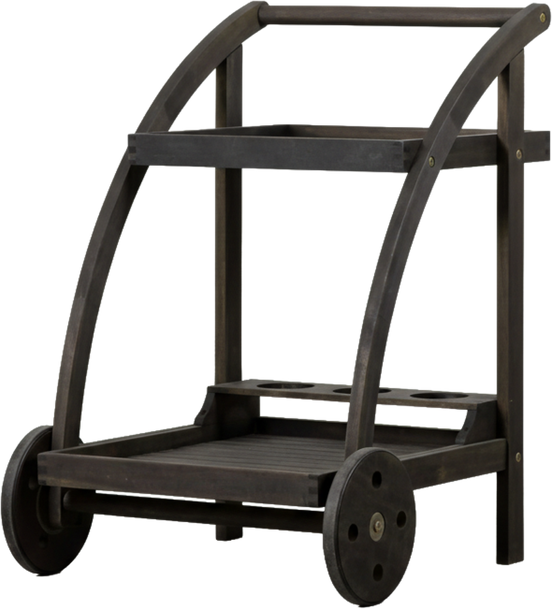 Mykonos Drinks Trolley Black