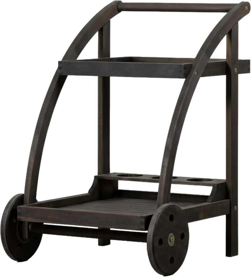 Mykonos Drinks Trolley Black