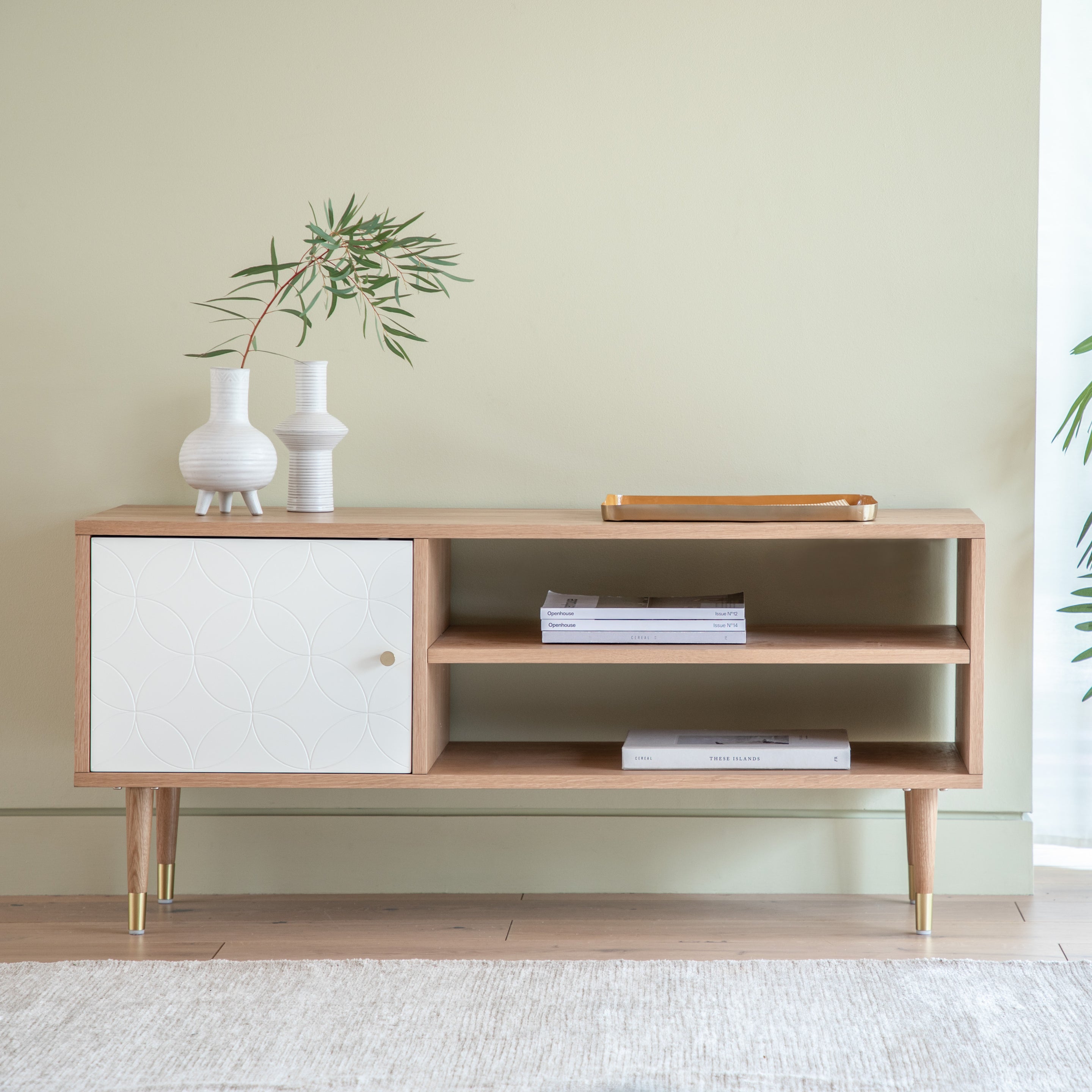 Threshold Media Unit White lifestyle