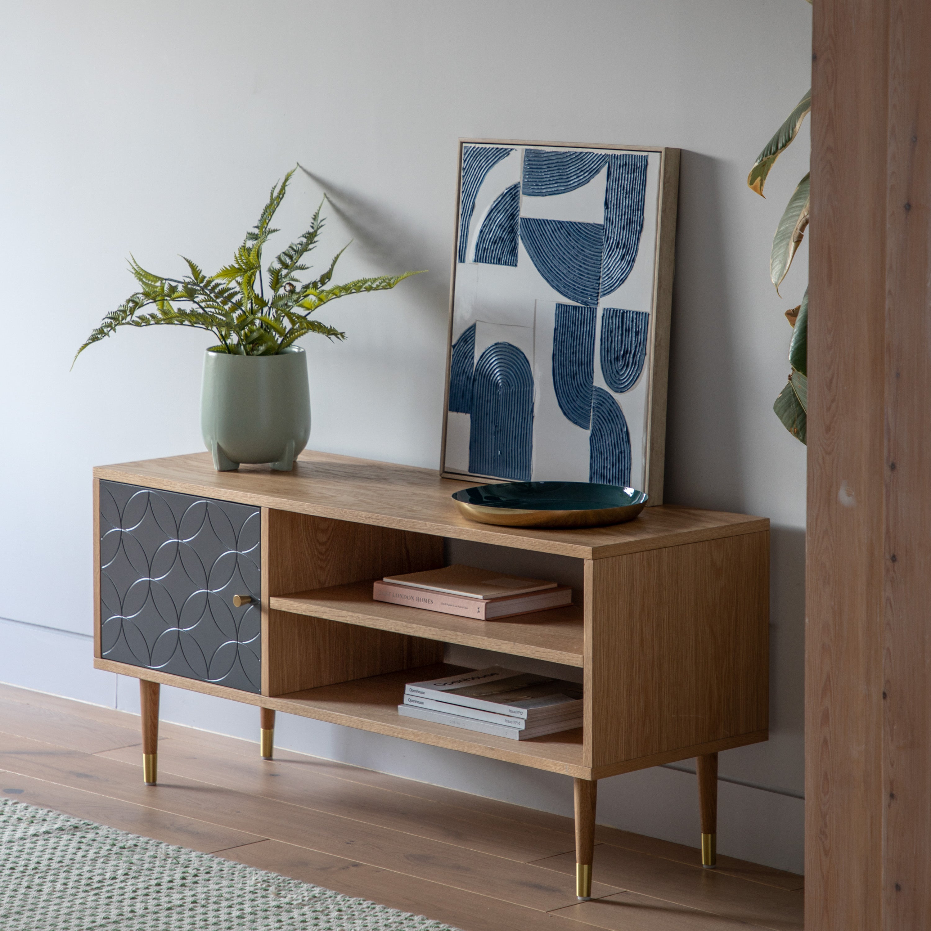 Threshold Media Unit Grey lifestyle