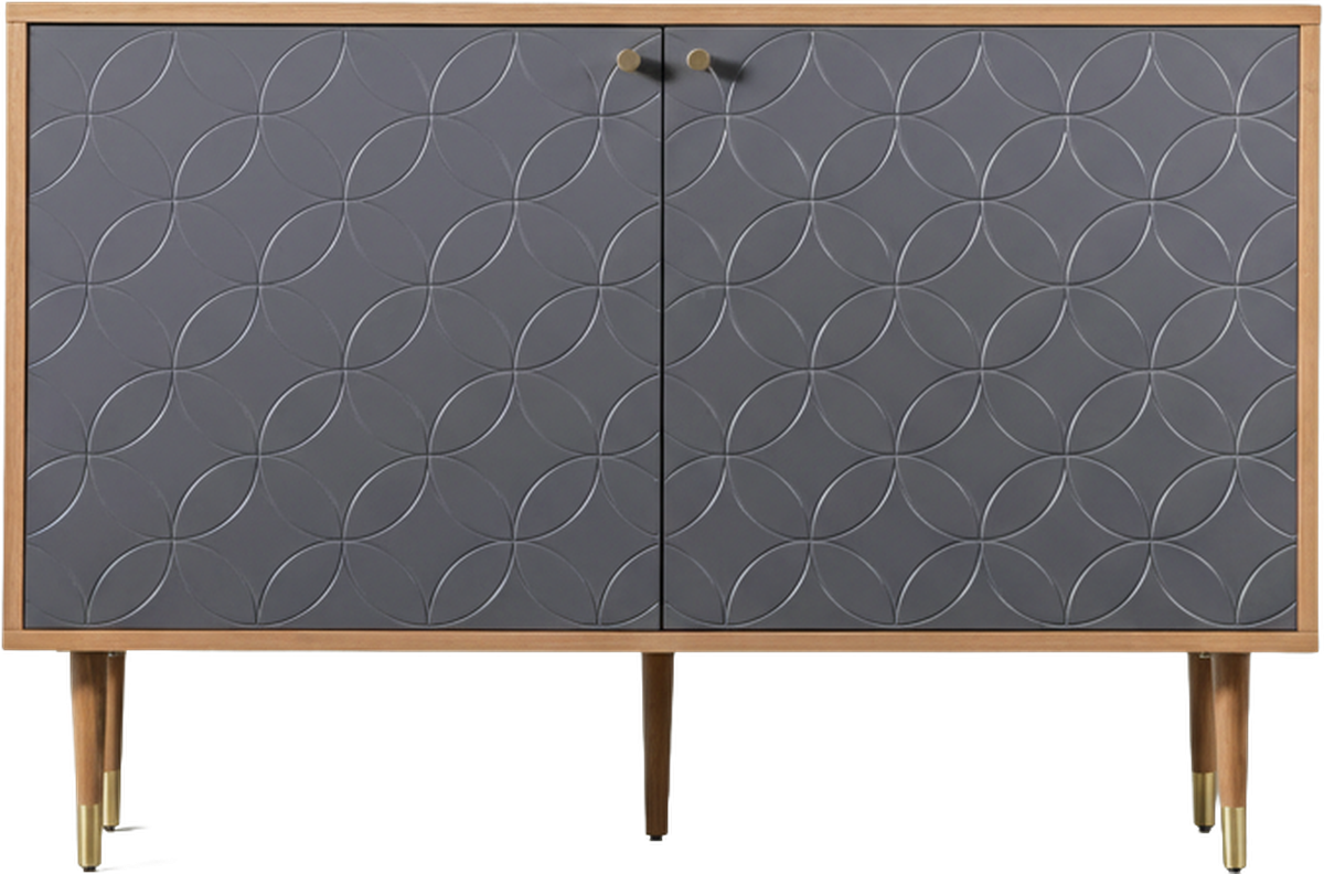 Threshold 2 Door Cabinet Sideboard Grey
