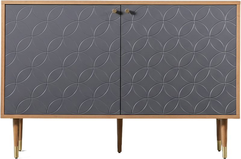 Threshold 2 Door Cabinet Sideboard Grey