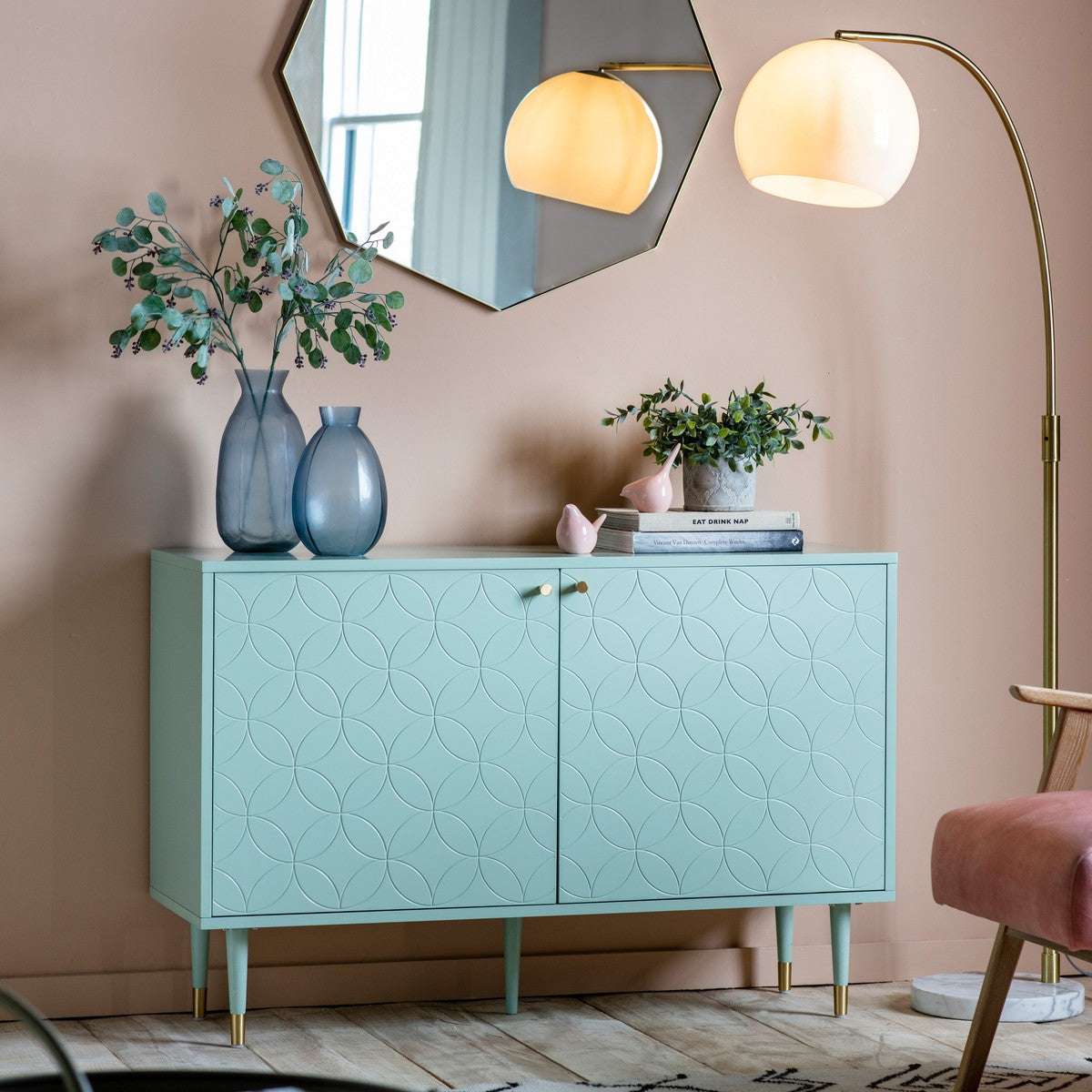 Amber Sideboard Mint lifestyle