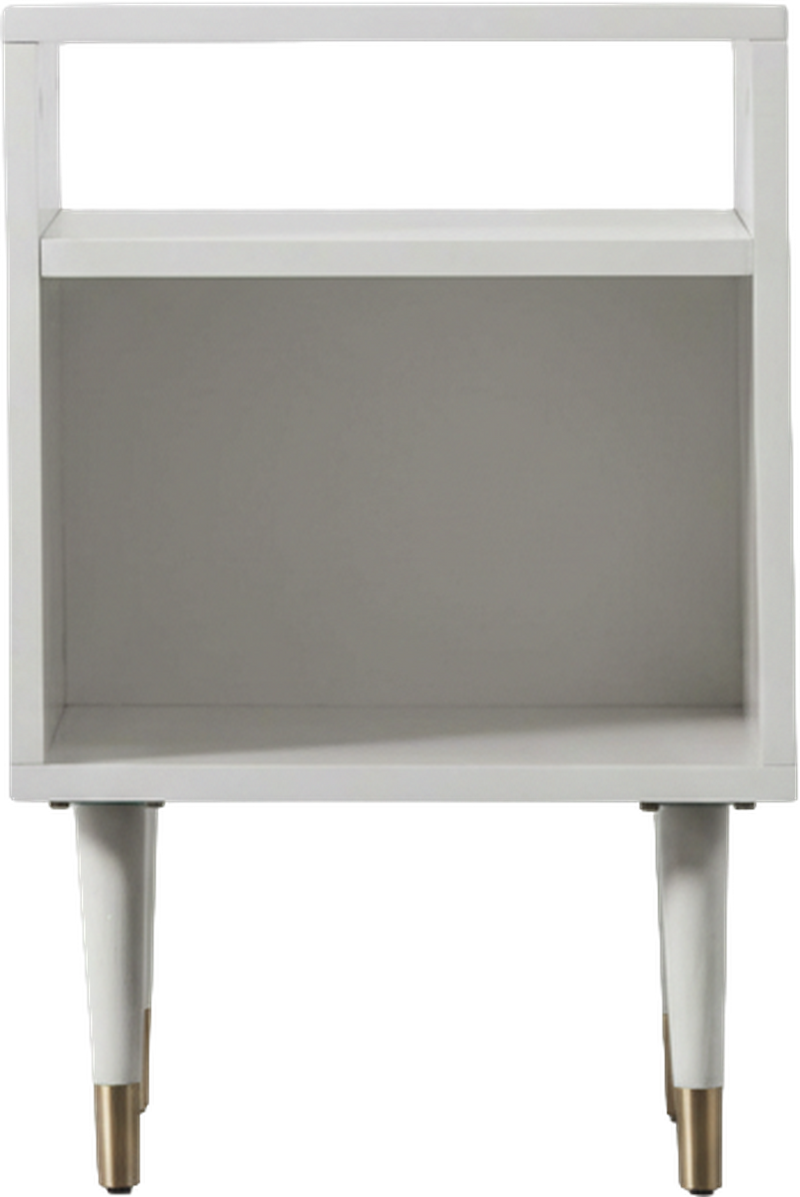 Amber Side Table White