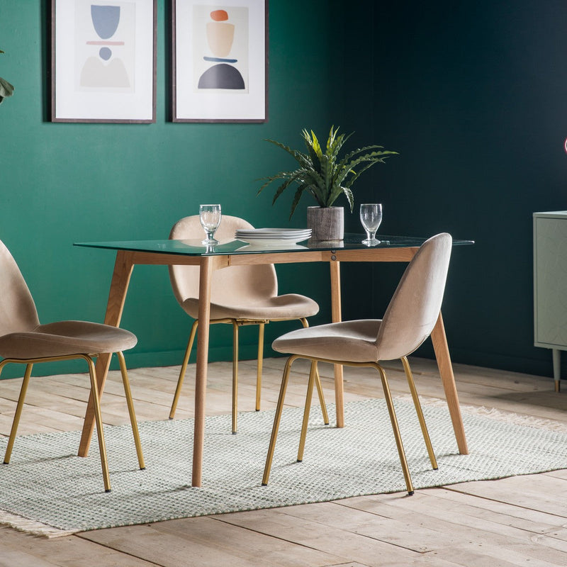 Grove Rectangular Dining Table Oak lifestyle