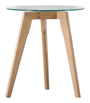 Grove Round Side Table Oak