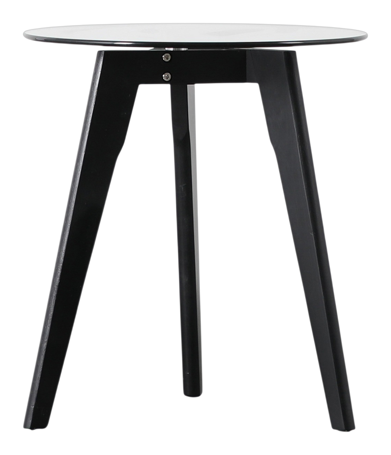 Grove Round Side Table Black