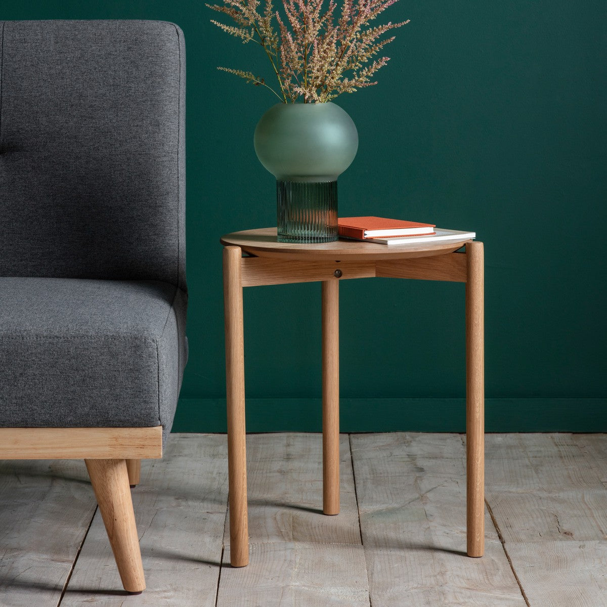 Umber Side Table Oak lifestyle