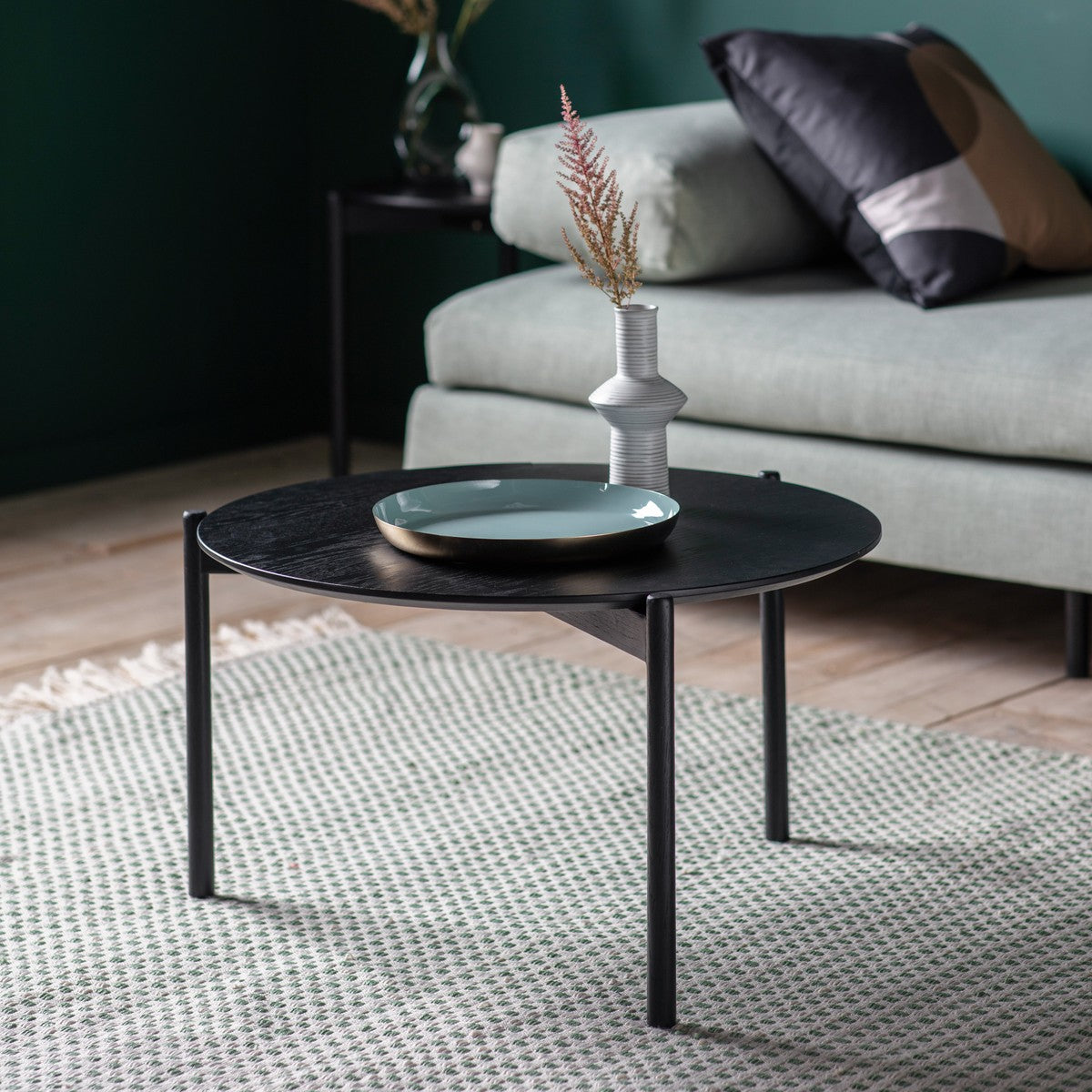 Umber Coffee Table Black lifestyle
