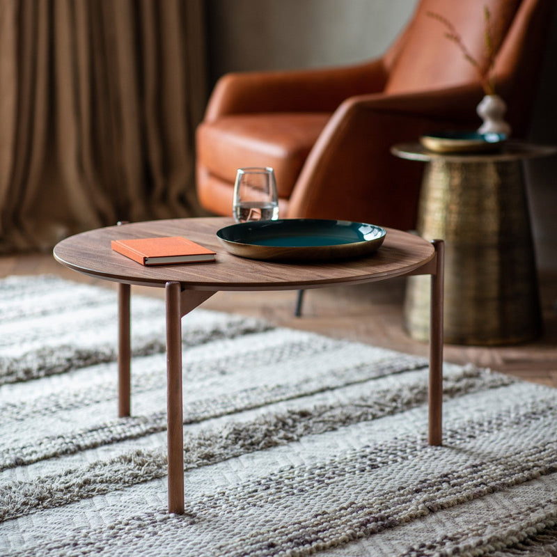 Umber Coffee Table Walnut lifestyle
