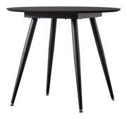 Hepplewhite Round Dining Table Black