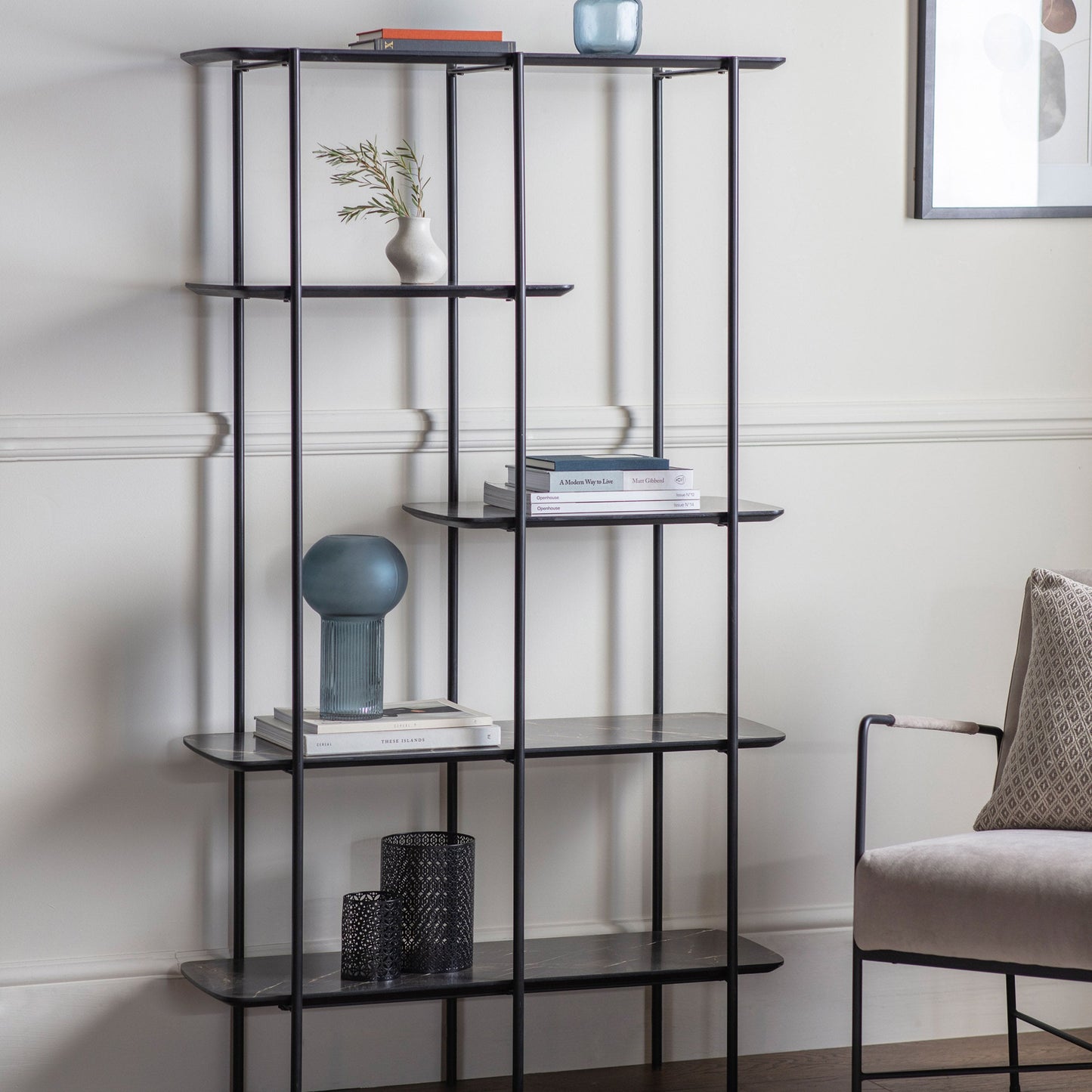 Ludworth Open Display Unit - Colour Options Gallery Direct Homebound