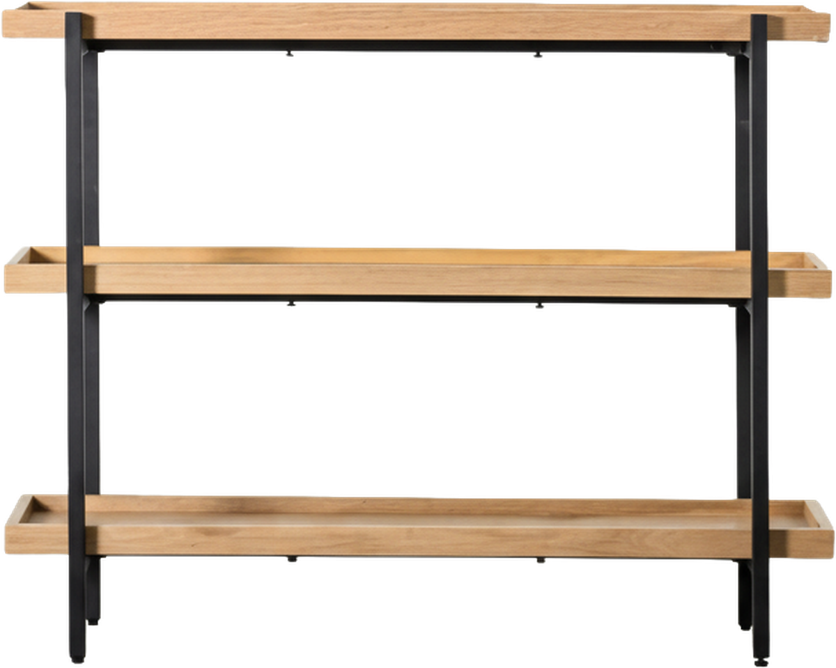 Parlour Display Unit Black / Natural