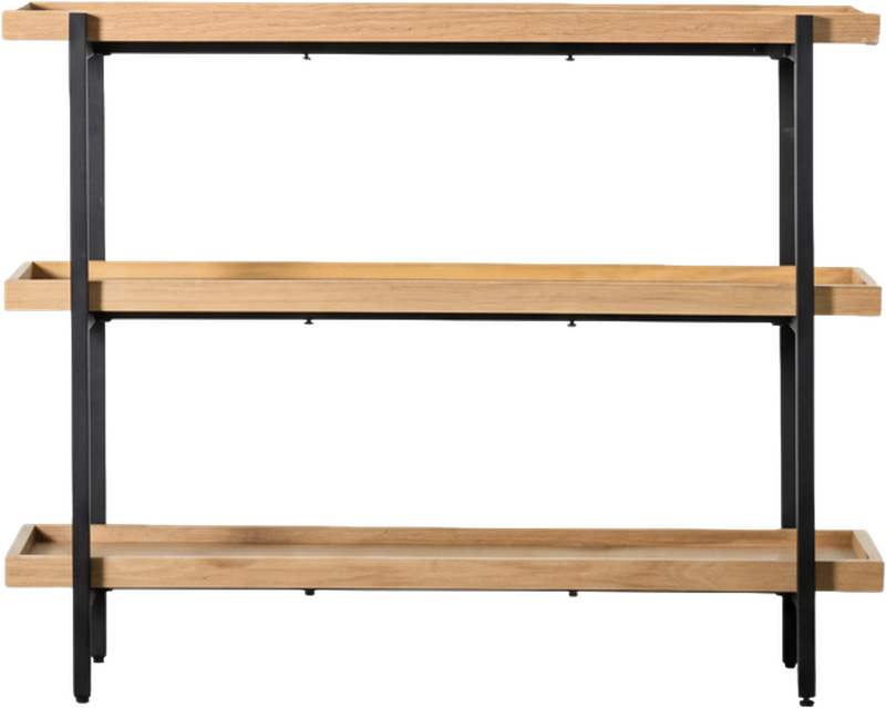 Parlour Display Unit Black / Natural