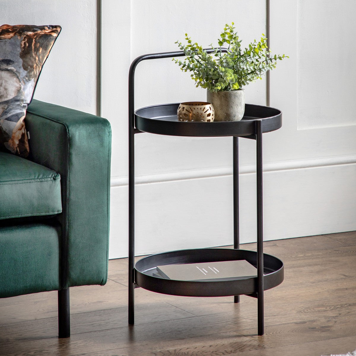 Beacon Side Table Black lifestyle