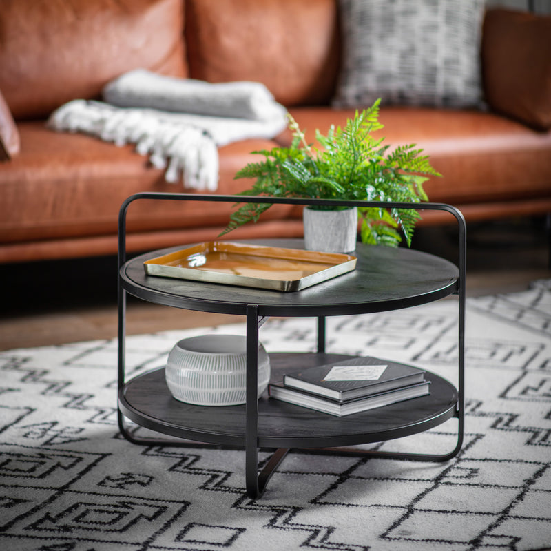 Patina Coffee Table Black lifestyle