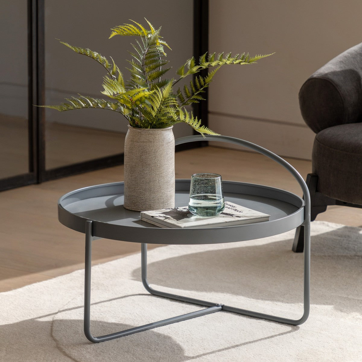Sunstone Coffee Table Grey lifestyle
