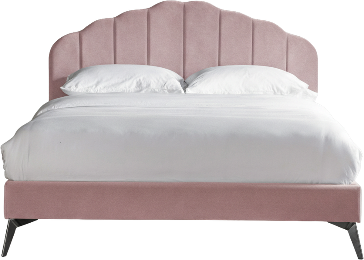 Fitzgerald Bed Blush Linen