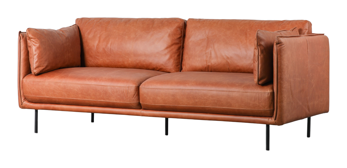 Fulham Sofa Brown Leather